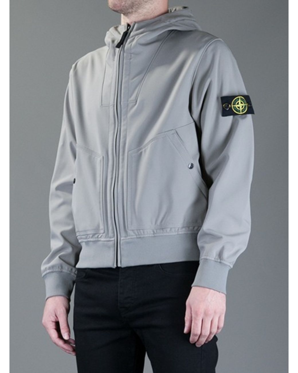 Stone Island Soft Shell Jacket in Grey for Men | Lyst UK Stone Island Soft Shell Jacket in Grey for Men | Lyst UK