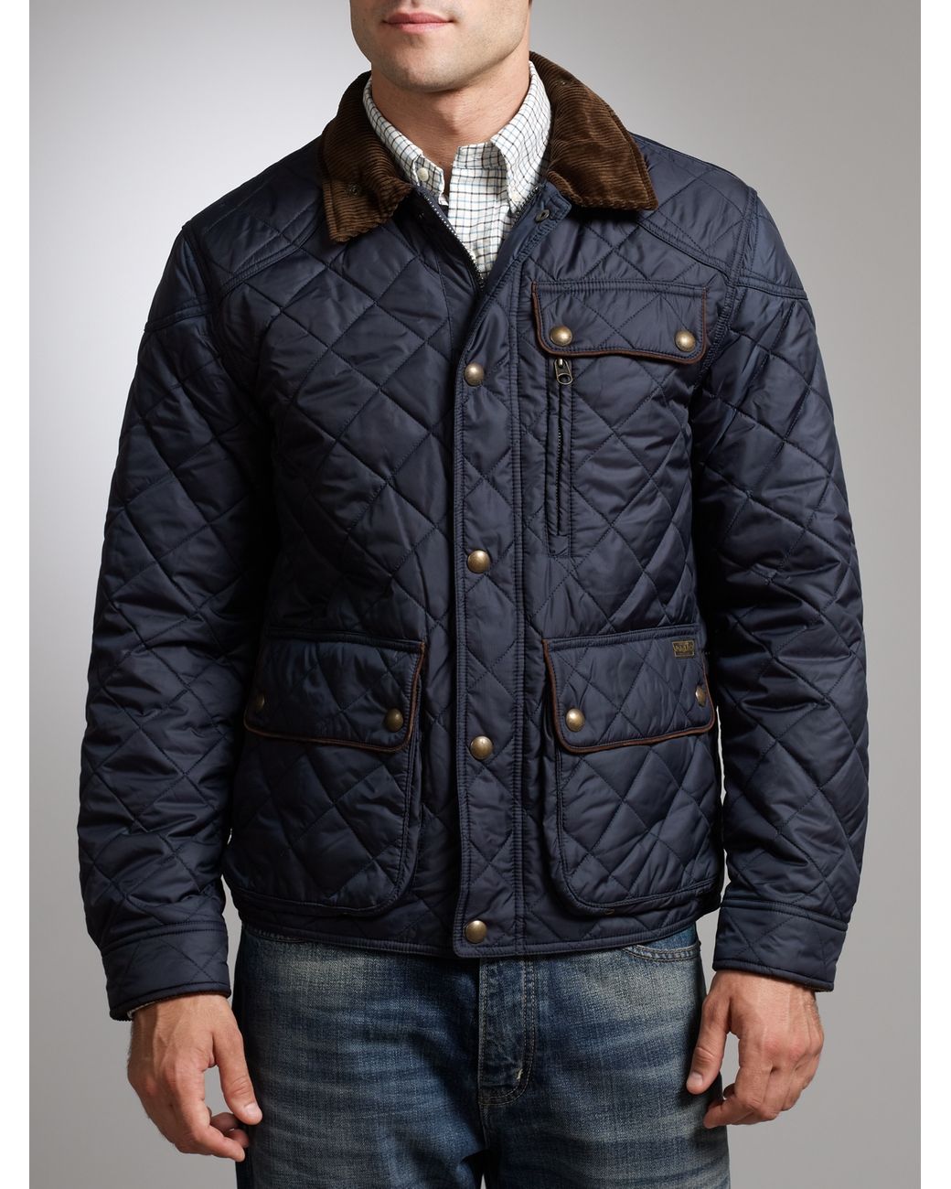 Polo Ralph Lauren Polo Ralph Lauren Cadwell Quilted Jacket Navy in Blue for  Men | Lyst UK