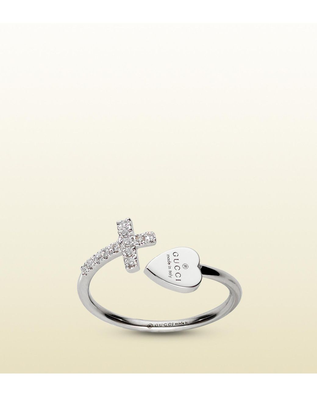 Gucci cross ring sale