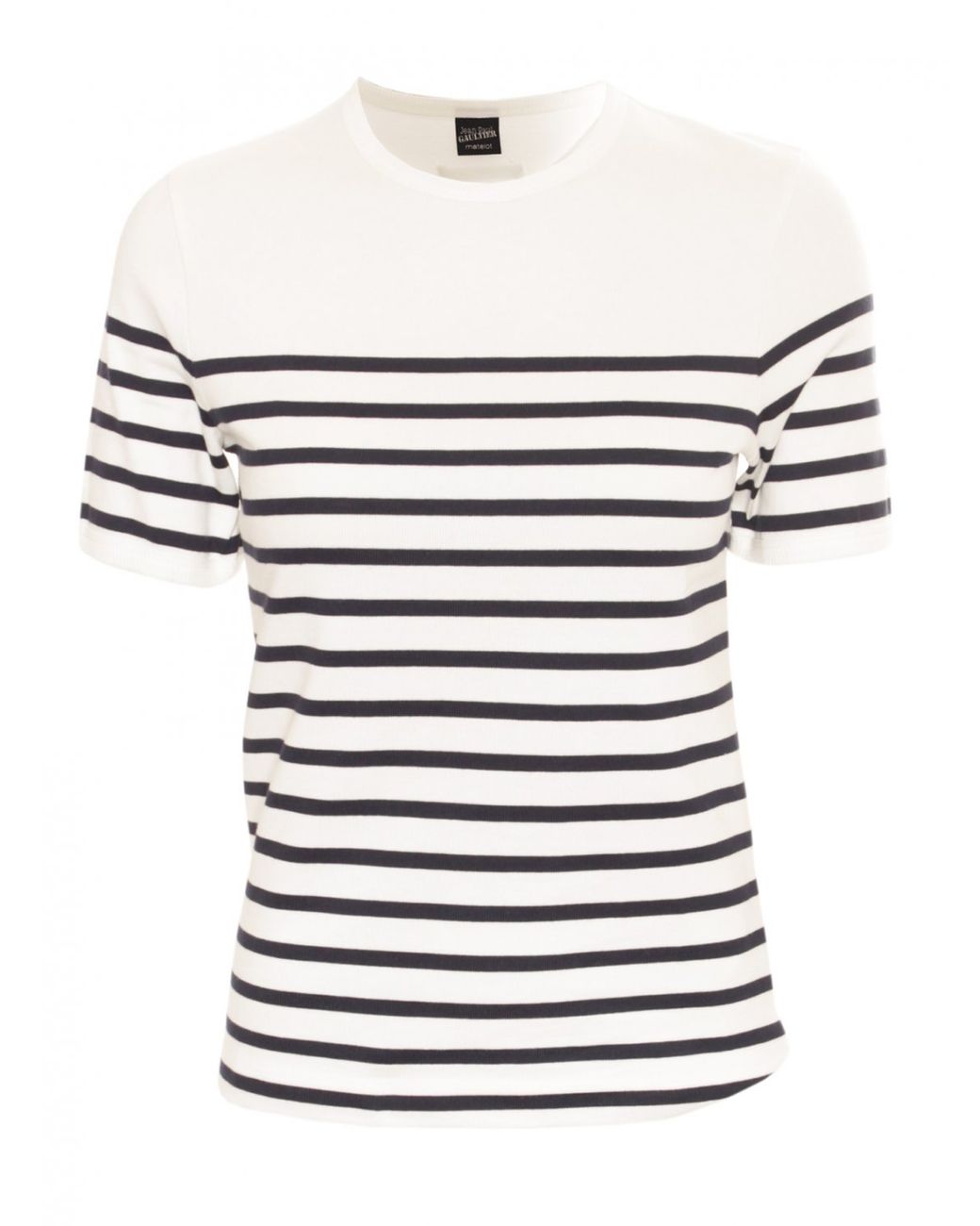 Jean Paul Gaultier Striped T-Shirt in White | Lyst UK