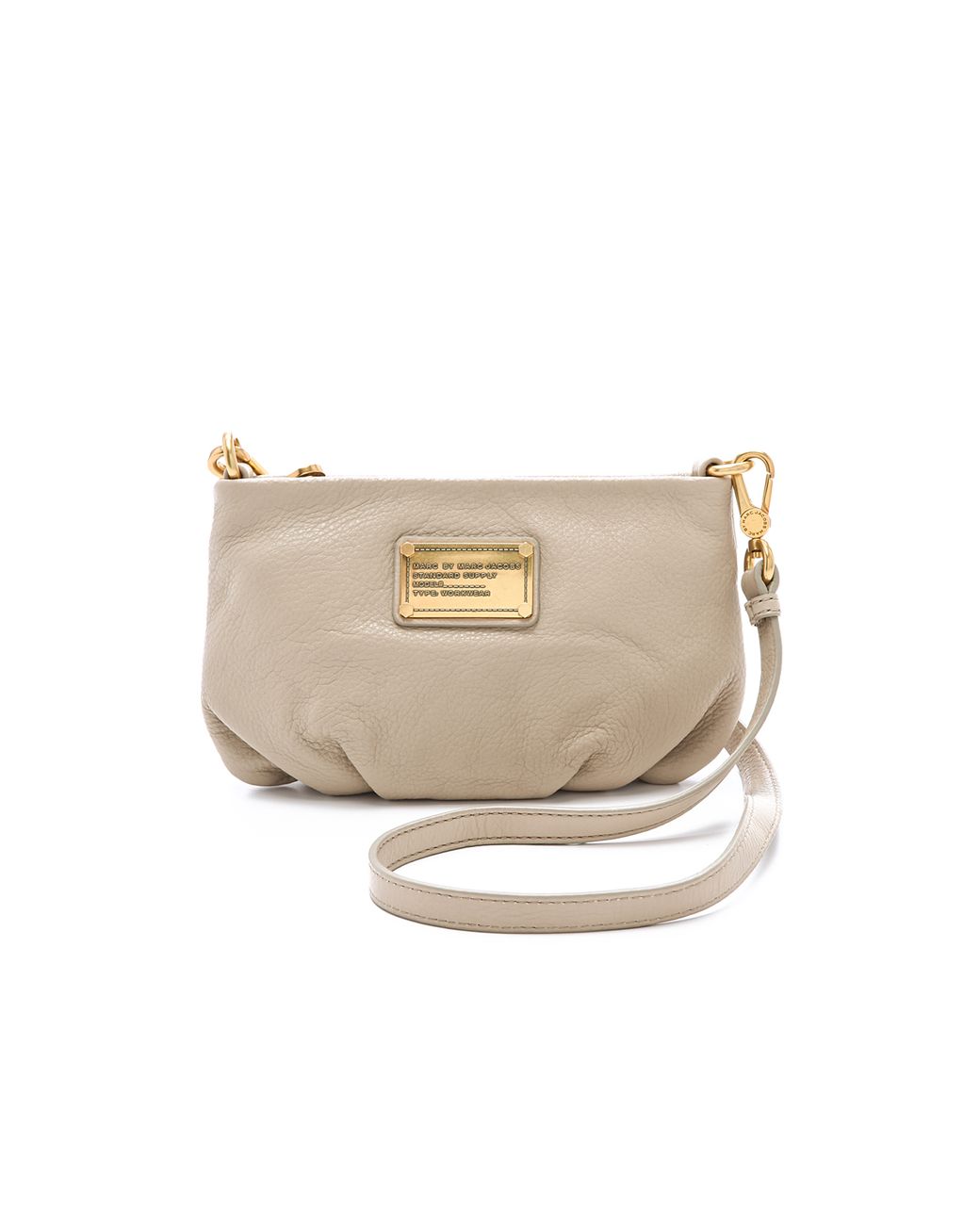 Marc By Marc Jacobs Classic Q Percy Cross Body Bag in Natural | Lyst