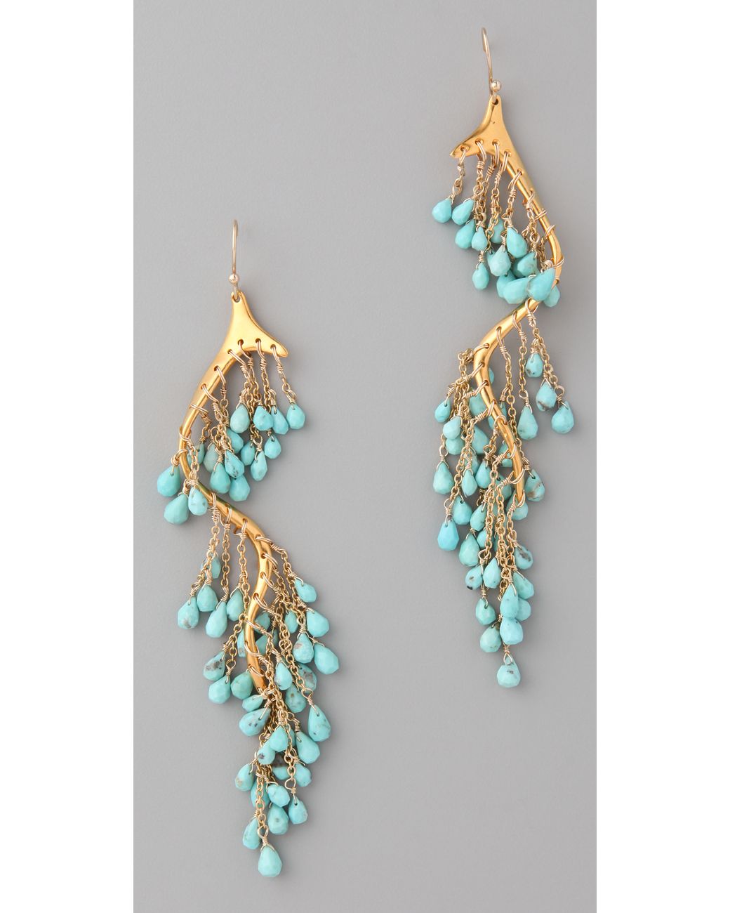 Alexis bittar turquoise best sale earrings