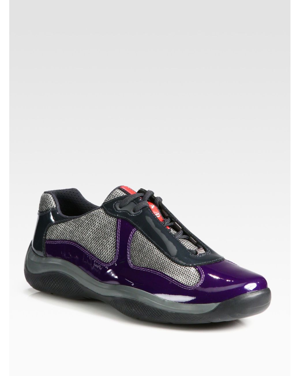Validatie lineair Stratford on Avon Prada Americas Cup Manhattan Sport Sneakers in Purple for Men | Lyst