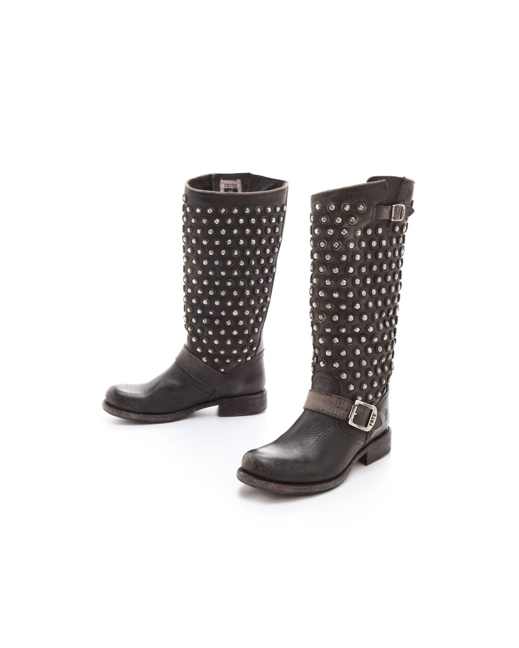 Frye Jenna Disc Boots in Black Lyst