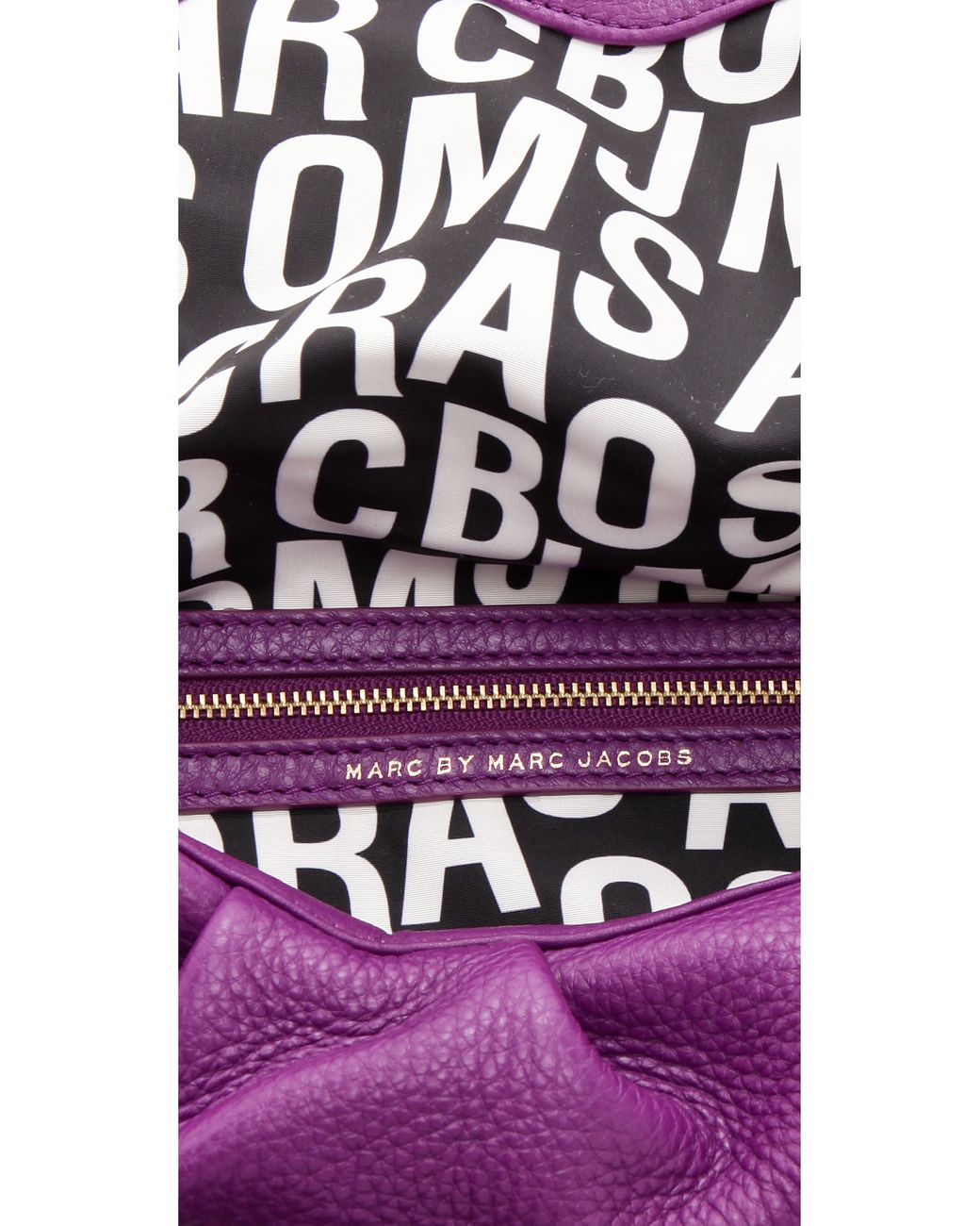 バッグ MARC by MARC JACOBS CLASSIC Q BAG PURPLE Marc Jacobs Classic Q Long Tote Purple Satchel leather purse