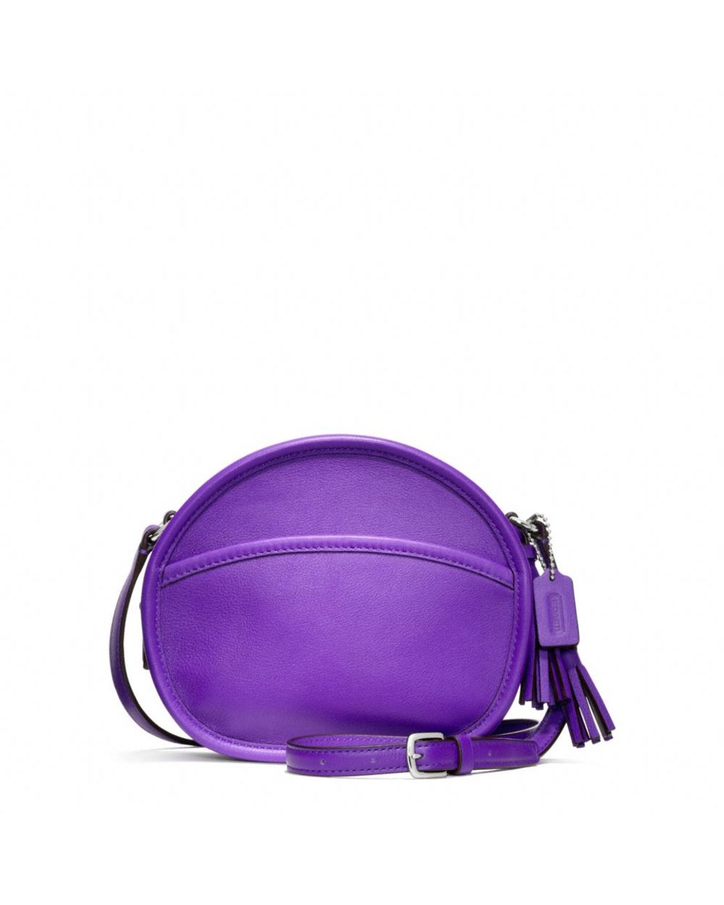 COACH Legacy Leather Canteen Bag in Purple | Lyst
