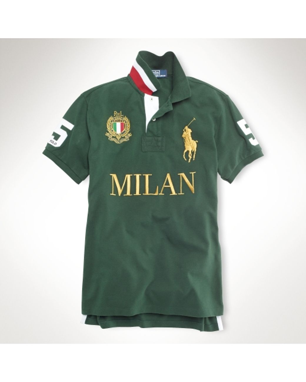 Polo Ralph Lauren Classic Fit Big Pony City Polo in Green for Men | Lyst