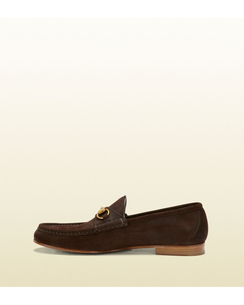 Gucci 1953 Horsebit Loafer In Suede in Brown for Men | Lyst UK
