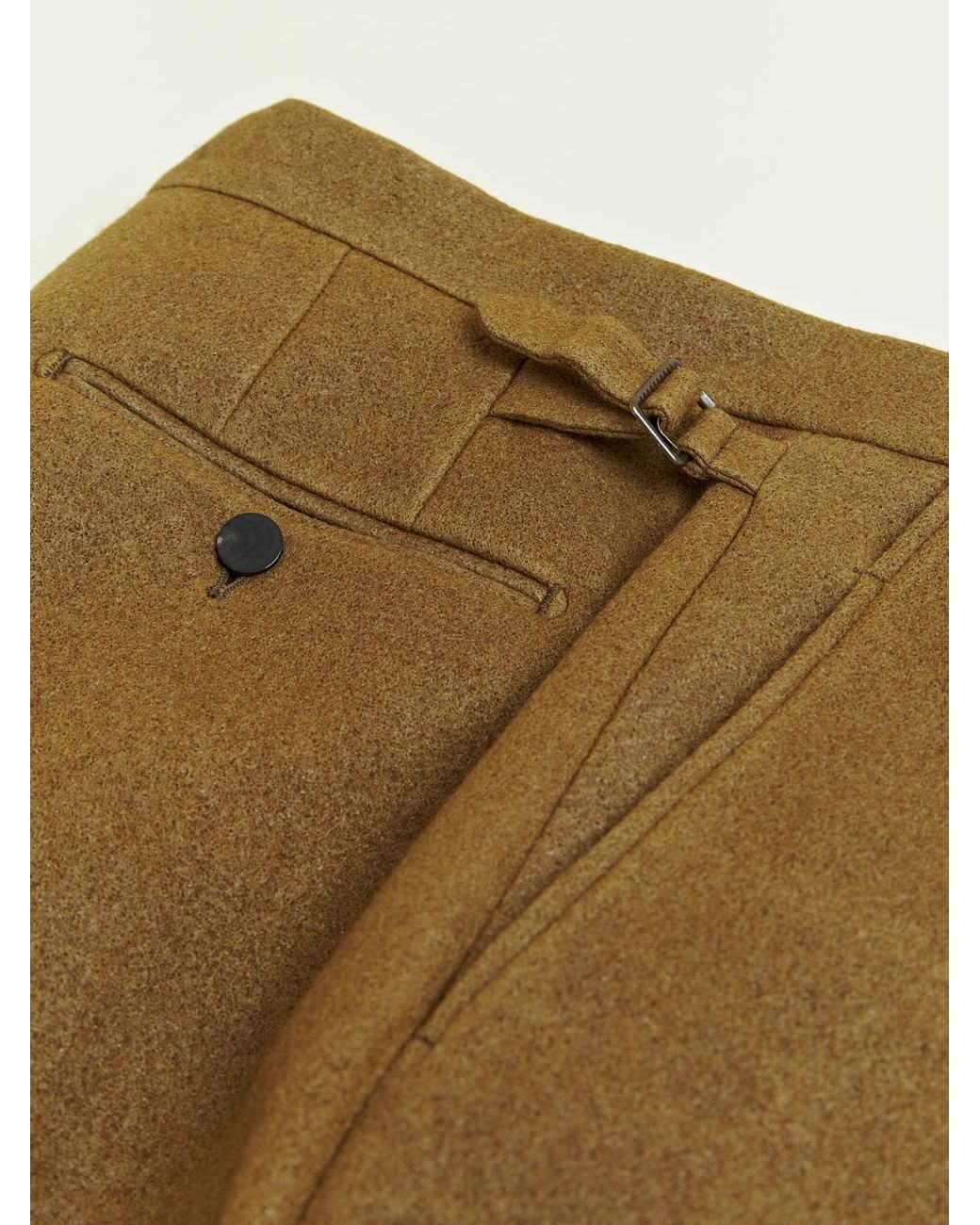 Lanvin Lanvin Mens Large Flare Trousers in Natural for Men