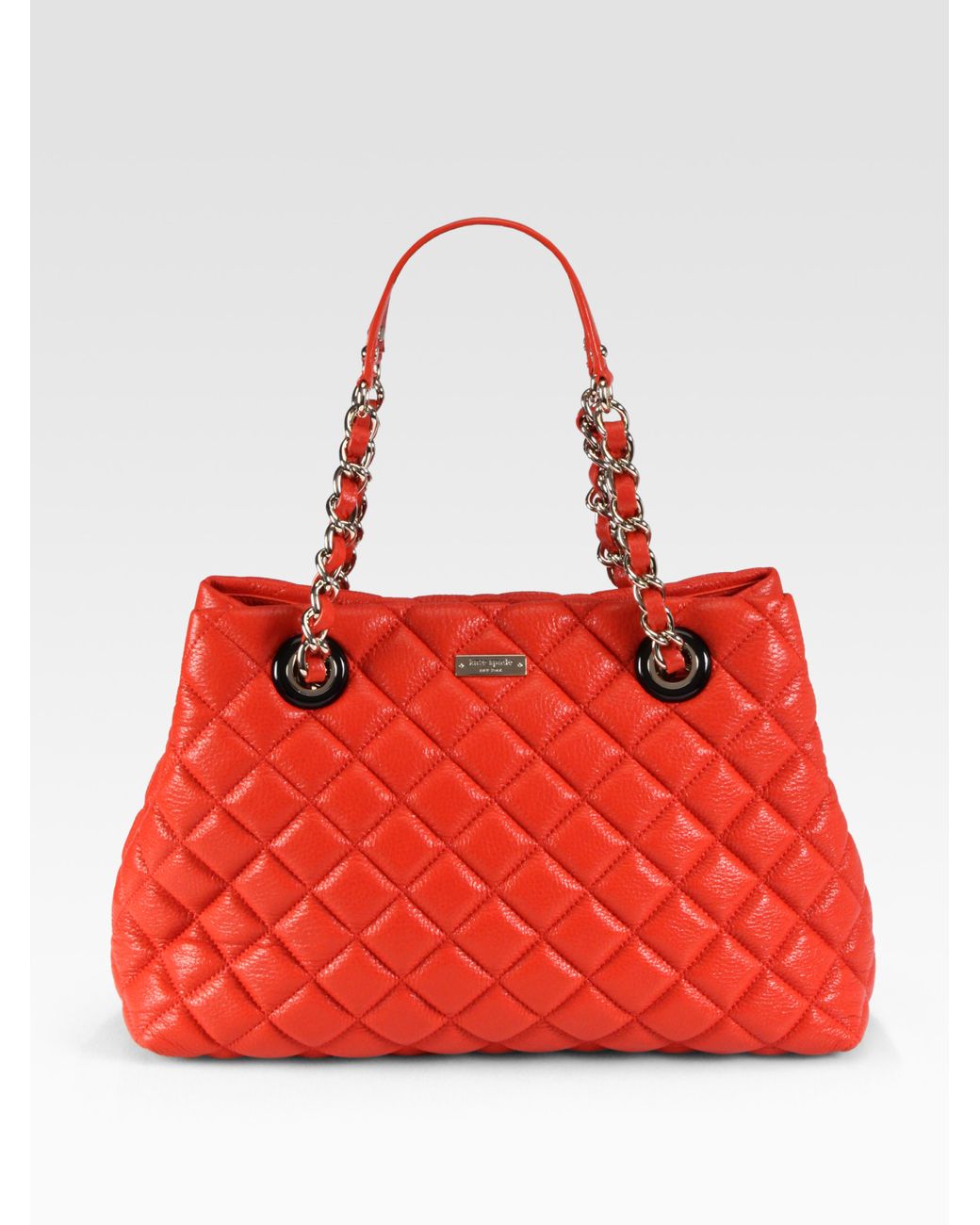 Kate Spade Gold Coast Maryanne Leather Tote in Red Lyst