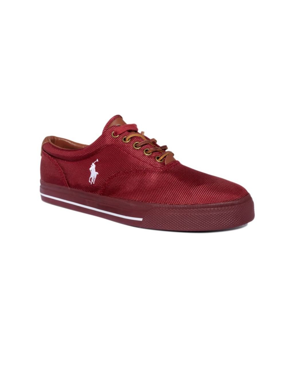 Polo Ralph Lauren Vaughn Nylon Sneakers in Red for Men | Lyst