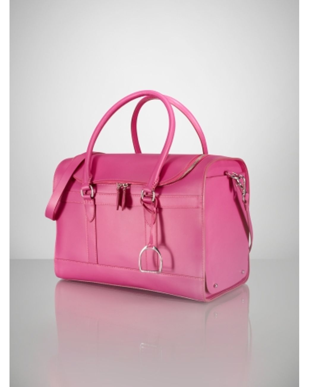 Ralph Lauren Leather Dog Carrier in Pink Lyst UK
