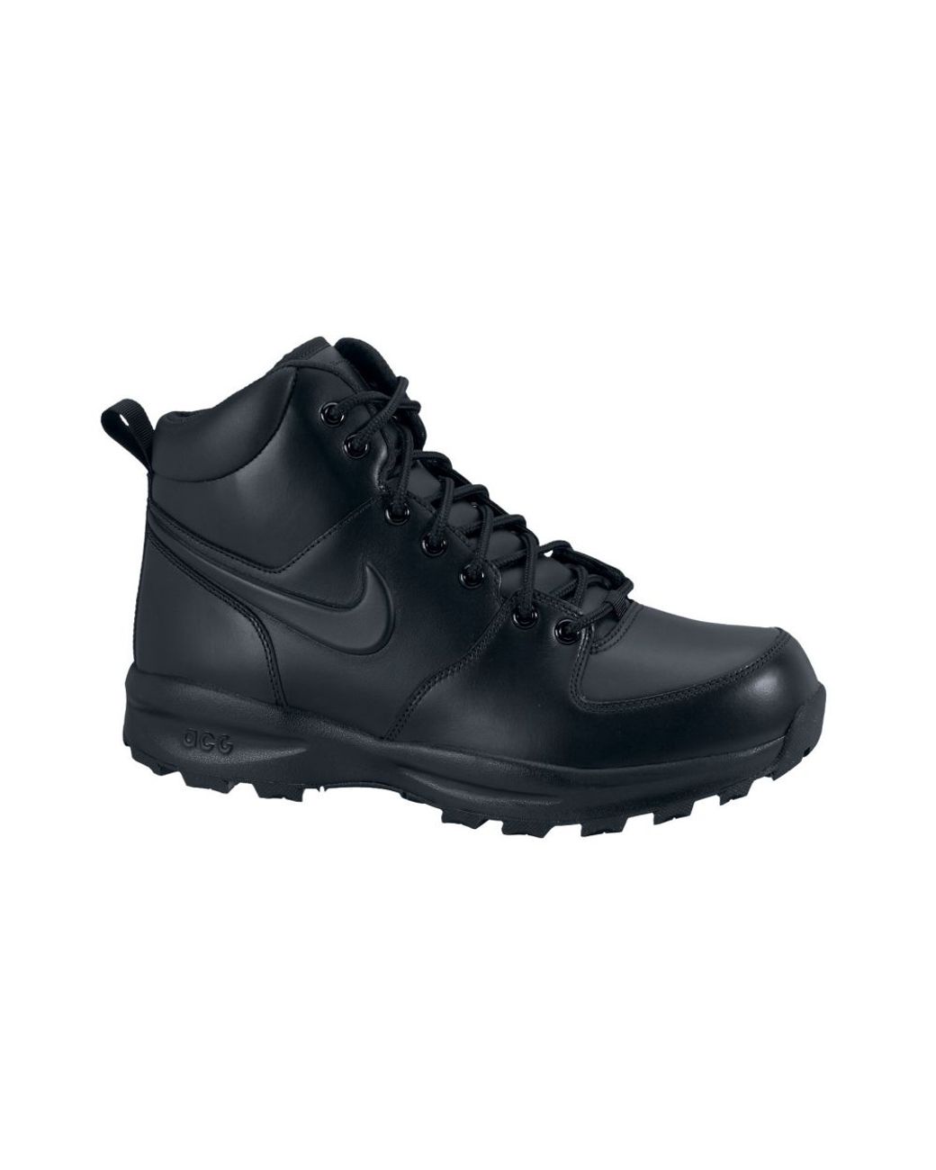 Nike Leather Hightop Sneaker in White (Black) for Men | Lyst