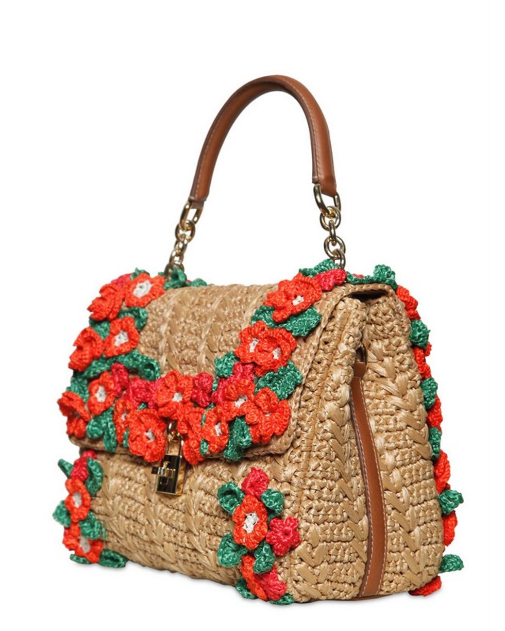 Dolce and gabbana raffia bag sale