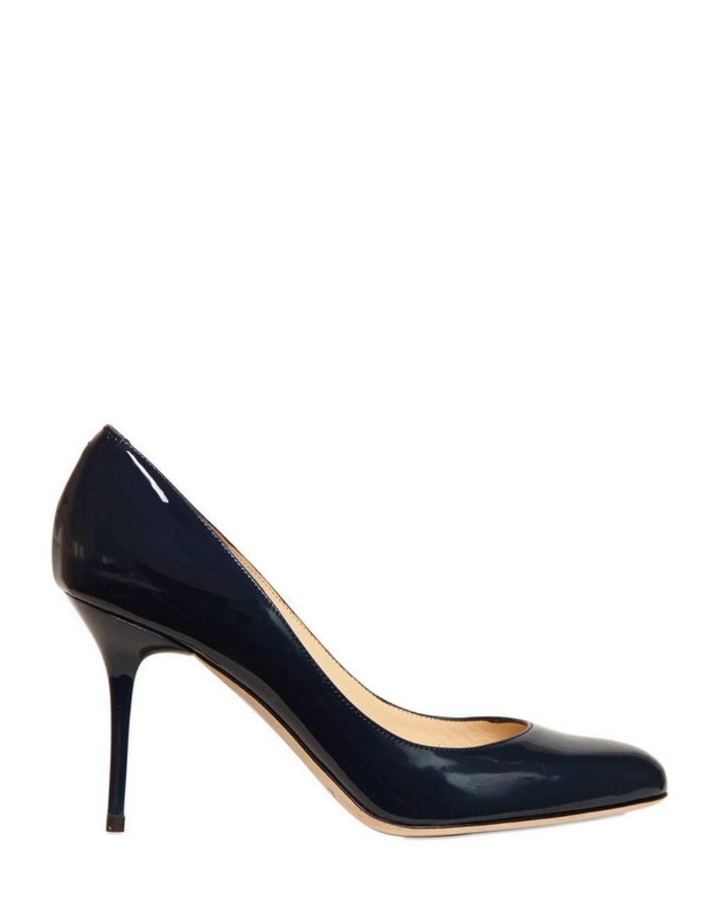 Jimmy Choo Gilbert Patent Leather Pumps in Blue Lyst