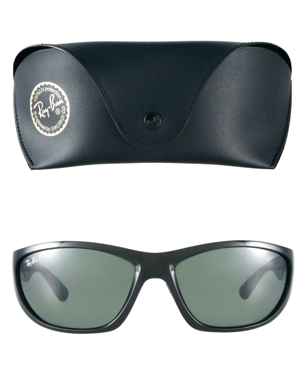 Ray-Ban Wrap Sunglasses in Black for Men | Lyst