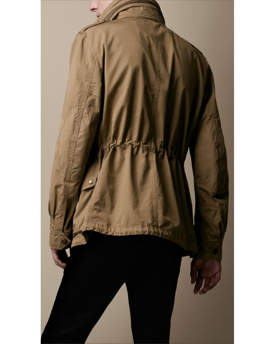 ジャケット Burberry FIELD COTTON JACKET Burberry Cotton Field Jacket in Green for Men | Lyst