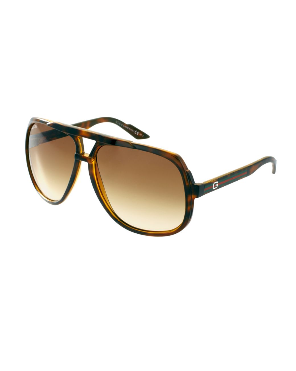 Gucci Young Aviator Sunglasses in Brown for Men Lyst