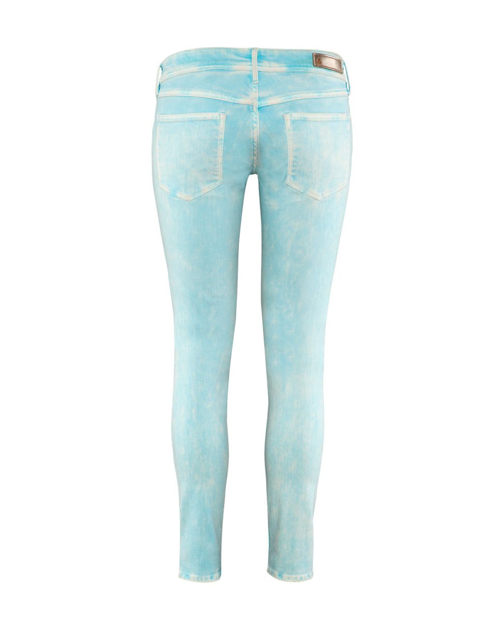 H&M Super Skinny Super Low Jeans in Blue | Lyst