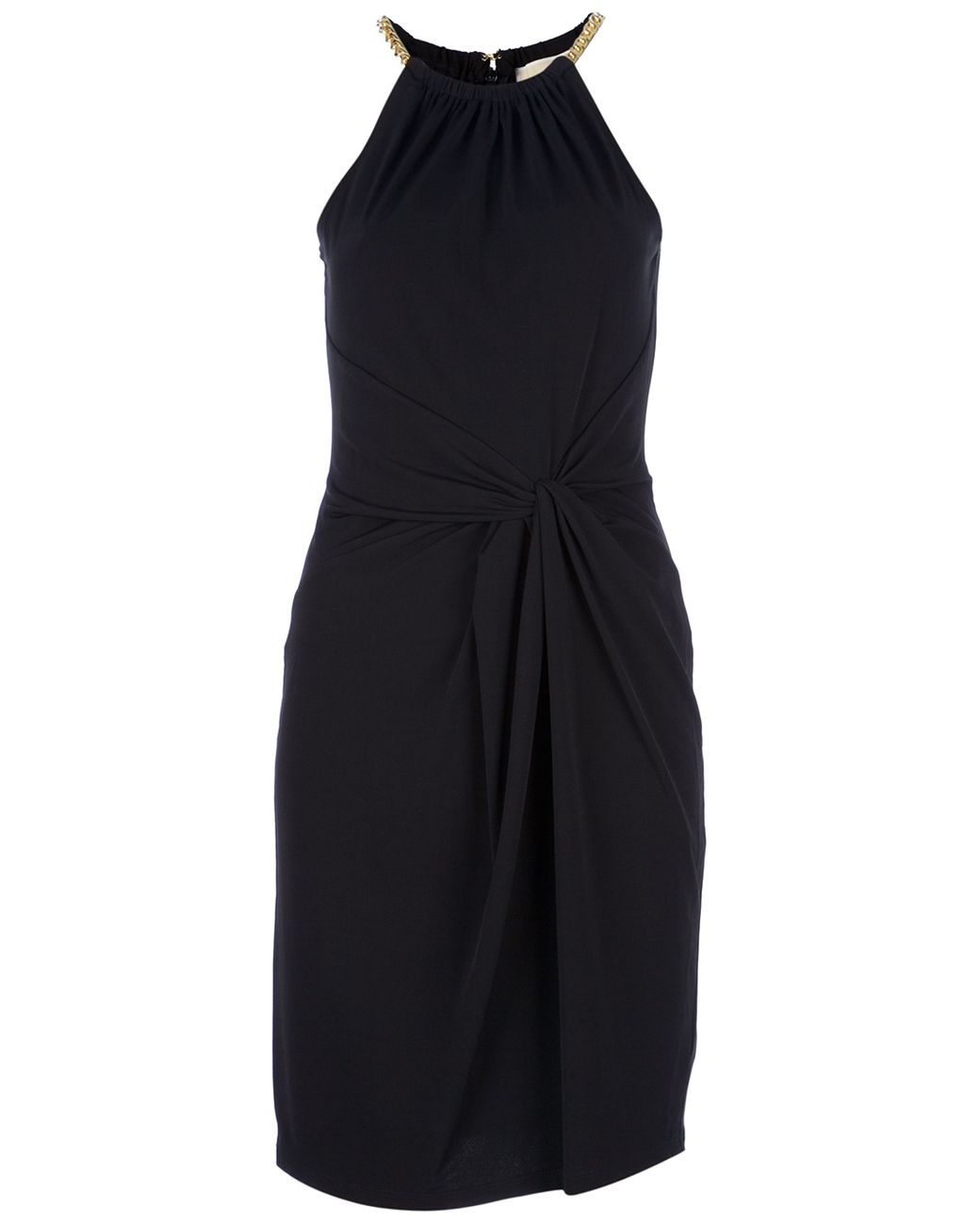 Michael Kors Chain Neck Dress in Black