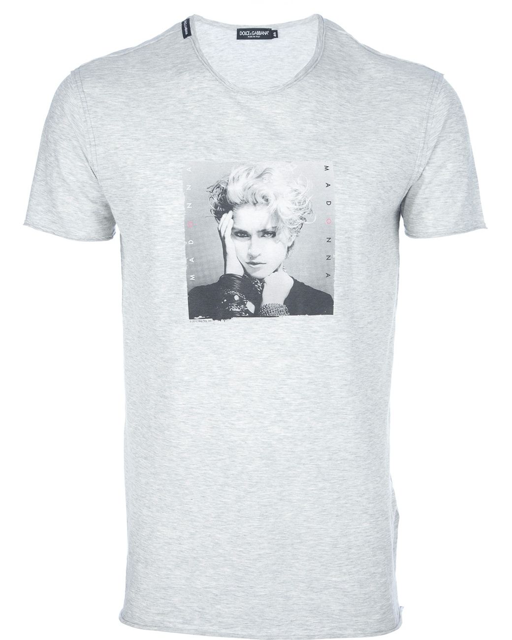 Dolce & Gabbana Printed Madonna T-Shirt in Gray for Men | Lyst