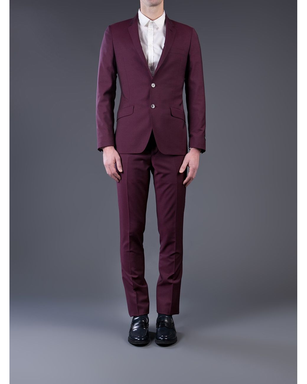 Paul Smith Travel Suit in Burgundy (Purple) for Men | Lyst UK