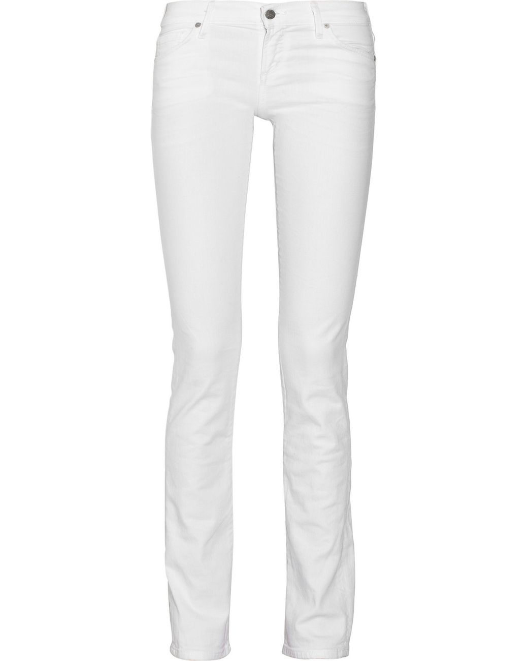 Citizens of Humanity Ava Low-rise Straight-leg Jeans in White | Lyst