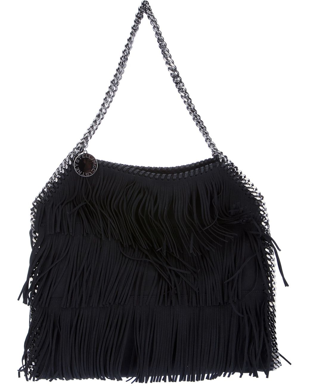 Stella McCartney Falabella Fringe Bag in Black Lyst UK