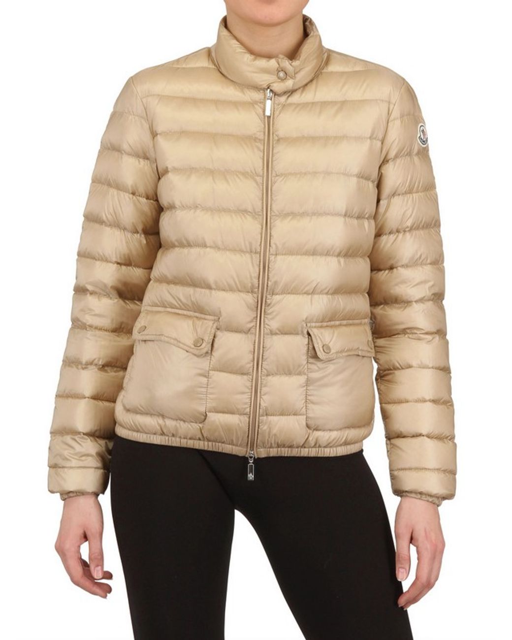 Moncler Lans Lightweight Nylon Down Jacket in Natural for Men | Lyst