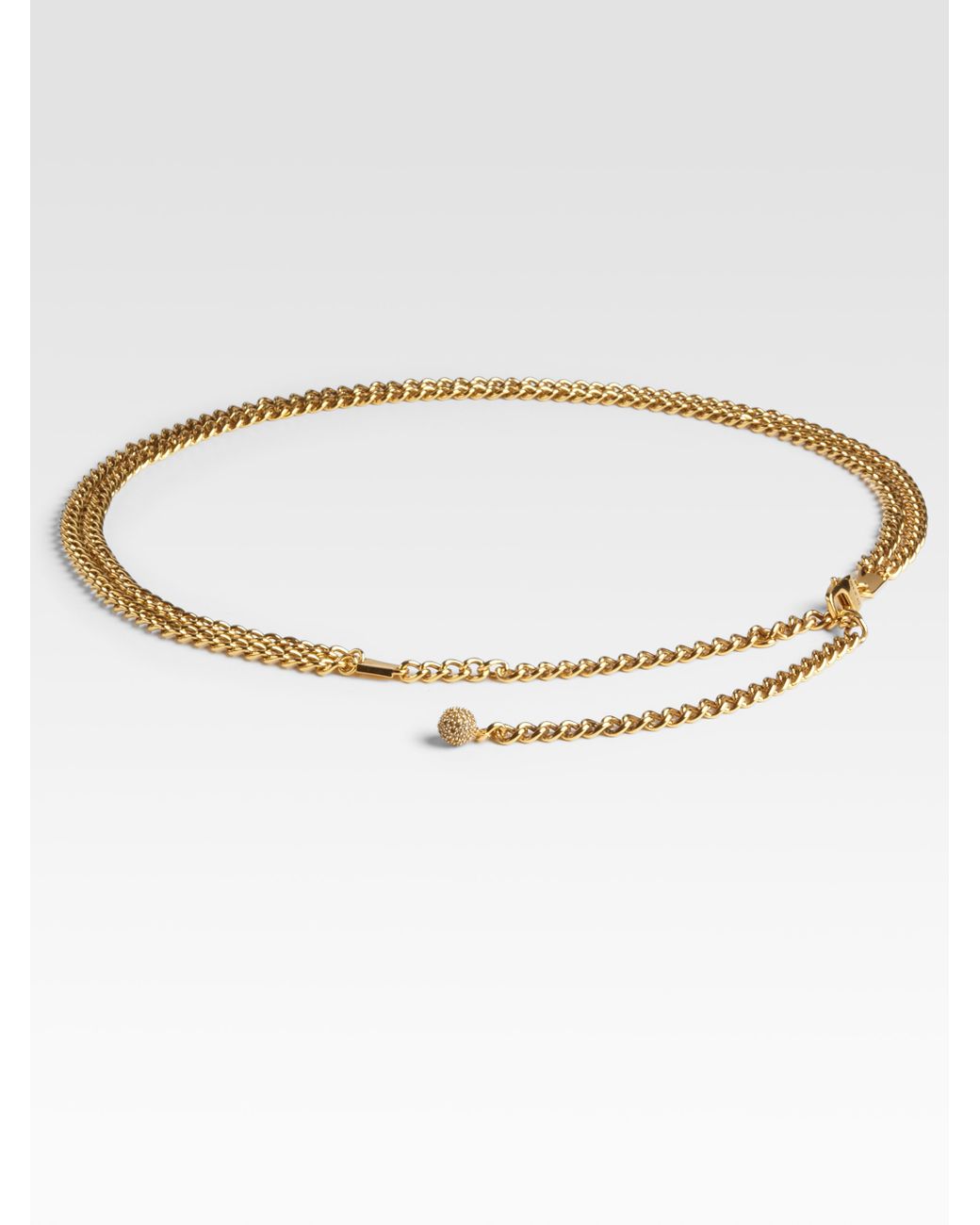 St. John Chain Belt in Gold (Metallic 