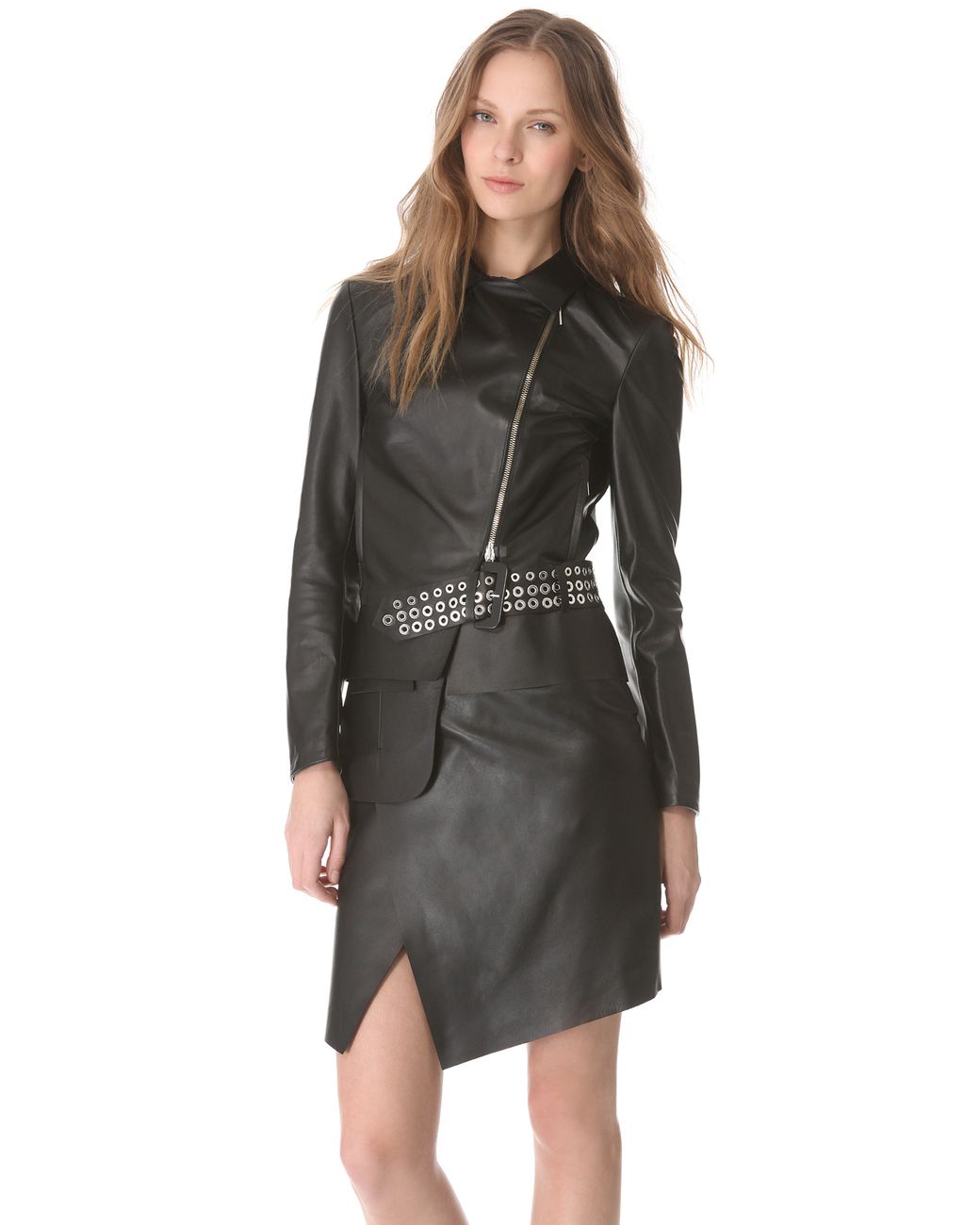 COSTUME NATIONAL レザージャケット Leather jacket Costume National Black size 48 IT in Leather
