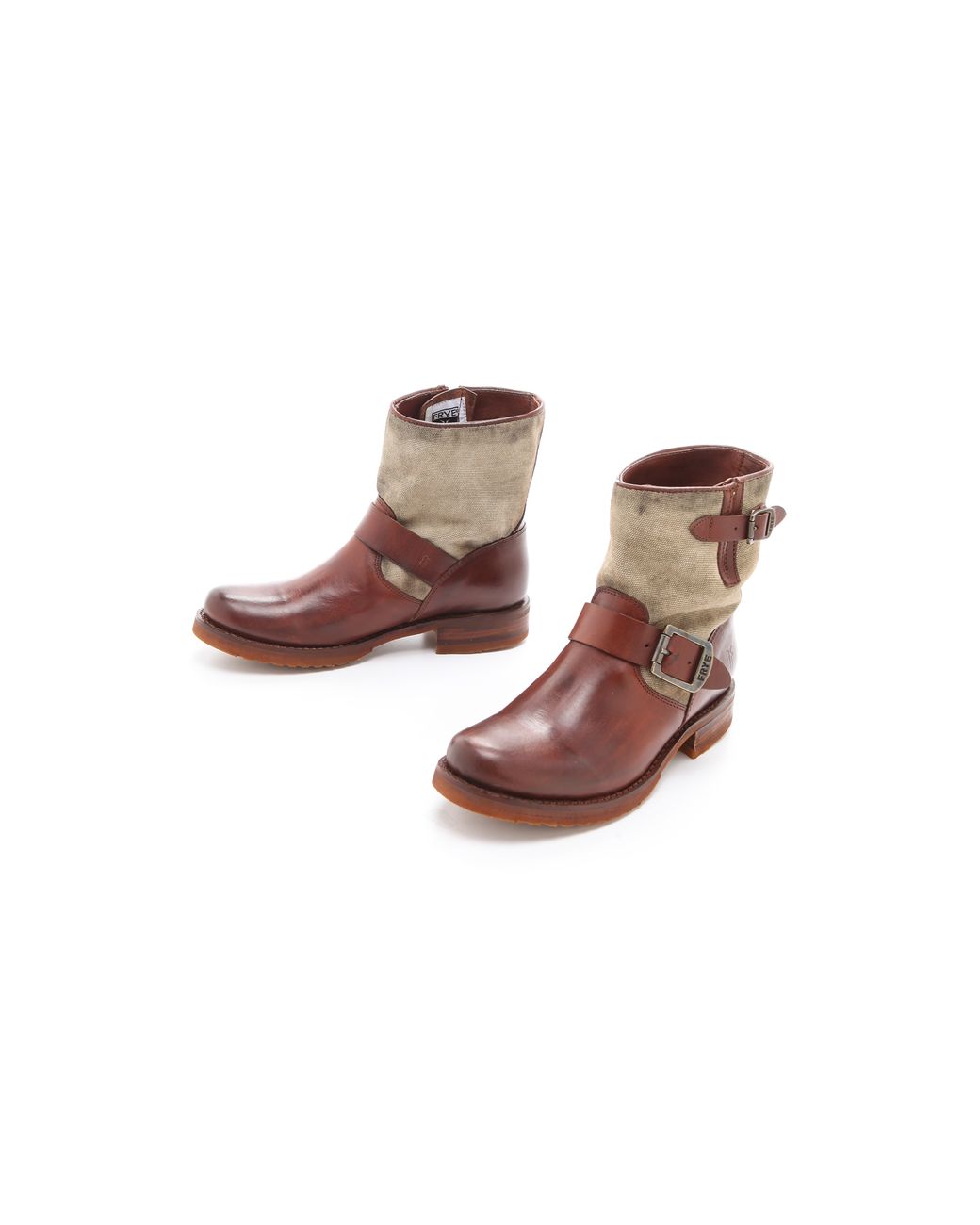 frye canvas boots