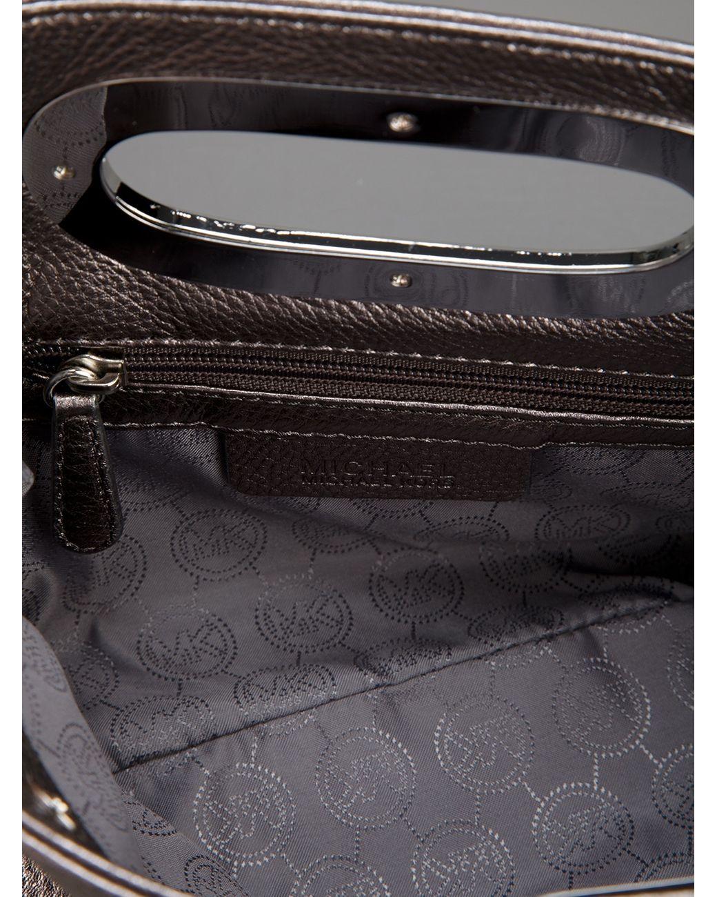 MICHAEL Michael Kors Berkley Clutch Bag in Metallic | Lyst MICHAEL Michael Kors Berkley Clutch Bag in Metallic | Lyst
