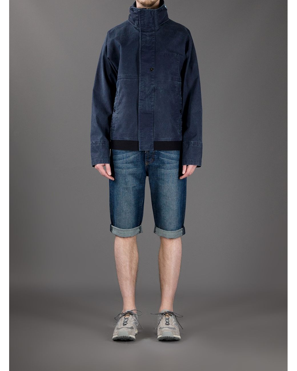 Stone Island Tela Marina R Zipup Jacket in Blue for Men | Lyst UK