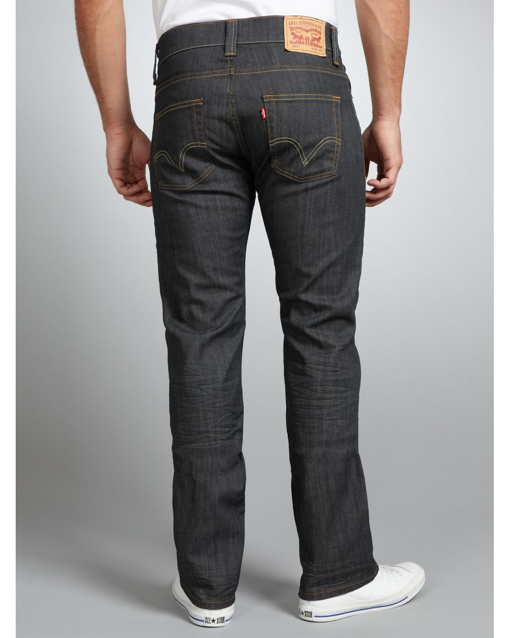 Levi's 506 Straight Jeans in Black for Men | Lyst UK
