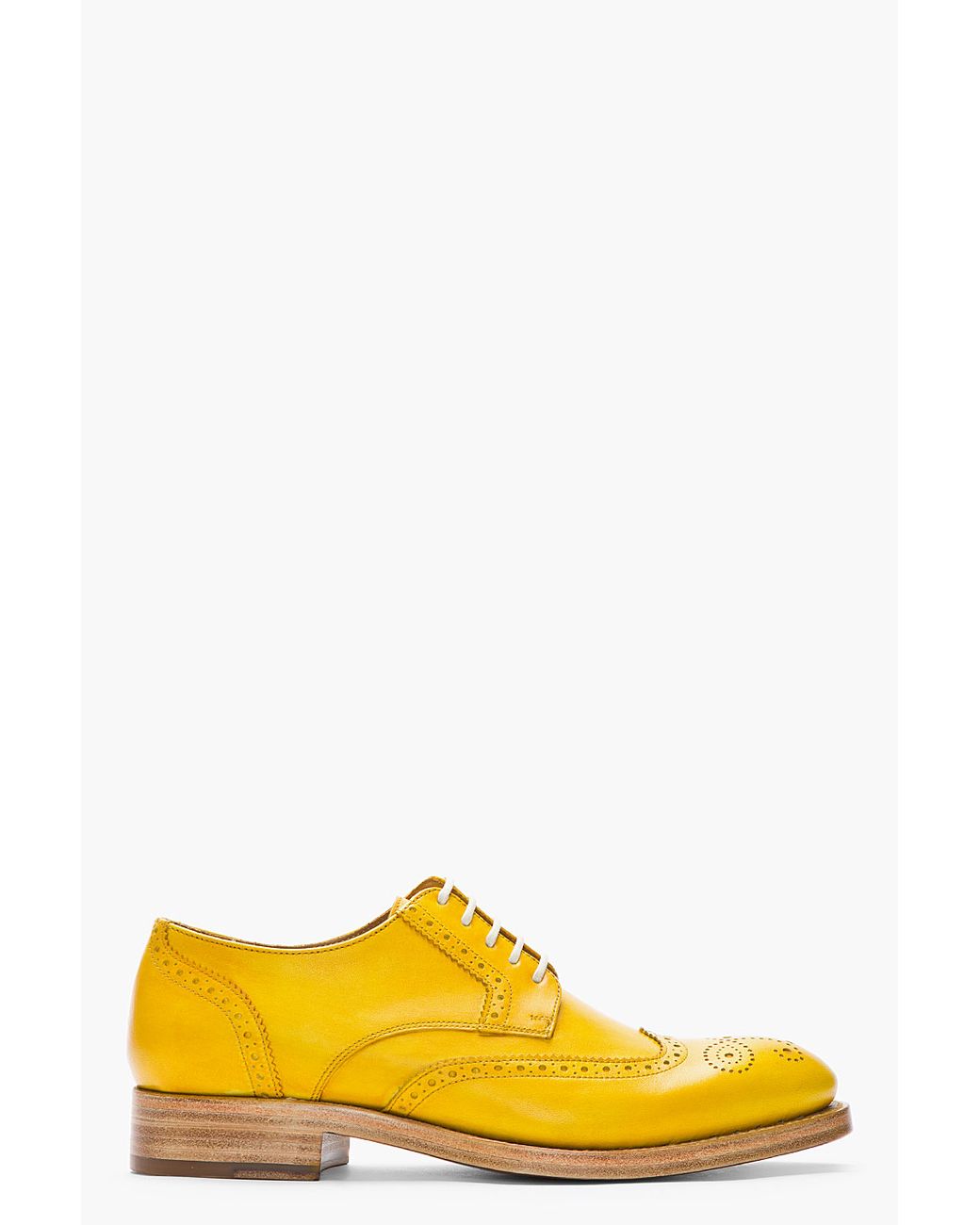 Mens mustard yellow dress hotsell shoes