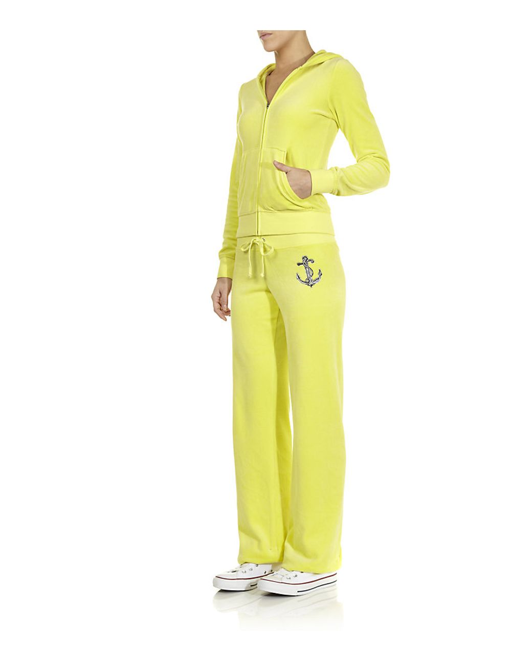 Yellow best sale velour sweatsuit