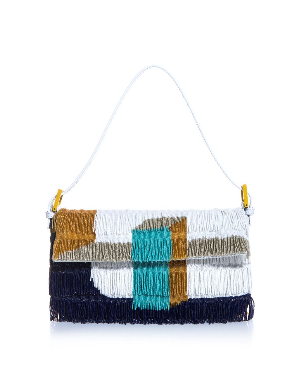 Fendi Baguette Beaded Fringe Bag Lyst