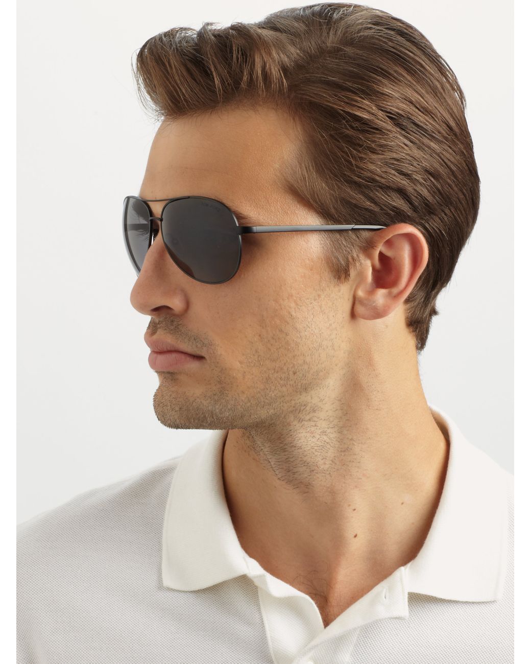 Tom Ford Charles Metal Sunglasses in Black for Men Lyst