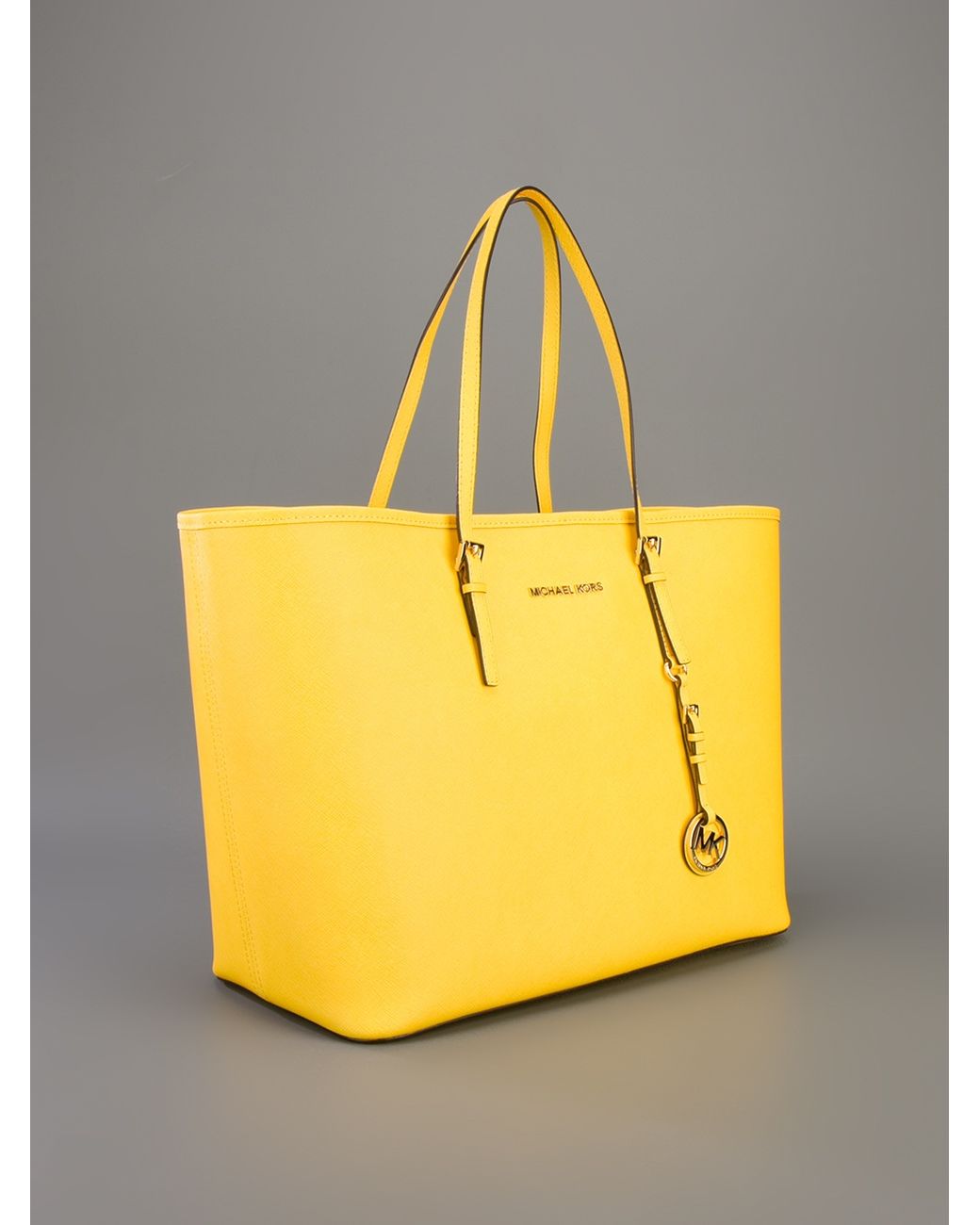 yellow tote bag