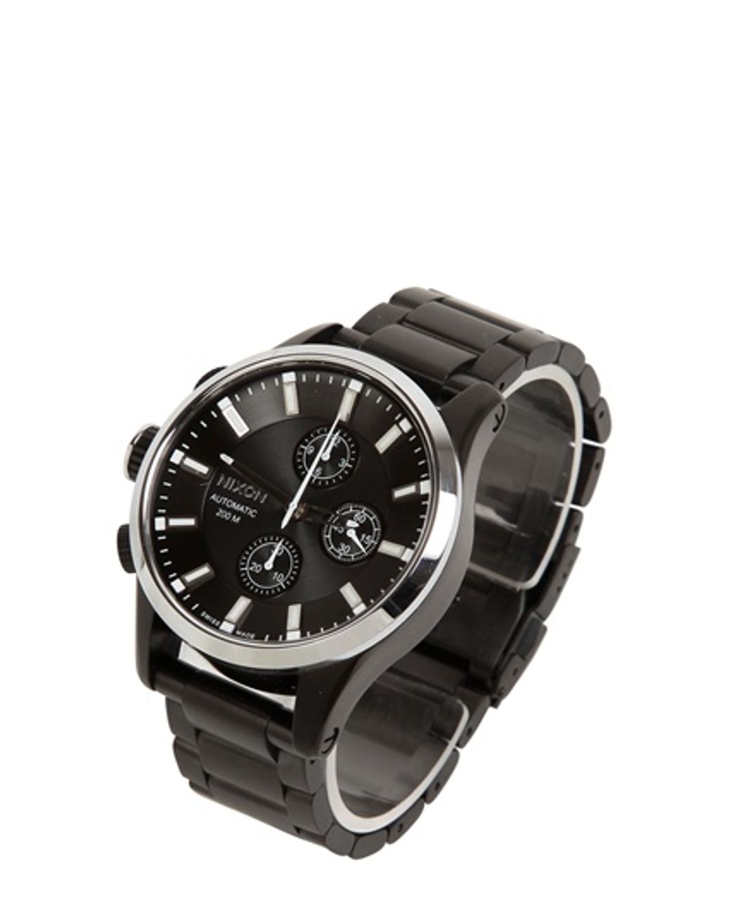 Nixon The Automatic Ltd Edition Chrono Watch in Black for Men | Lyst