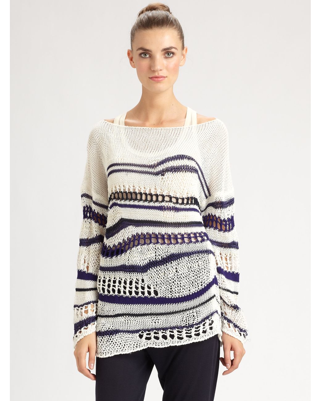 Jean Paul Gaultier Openweave Sweater in 