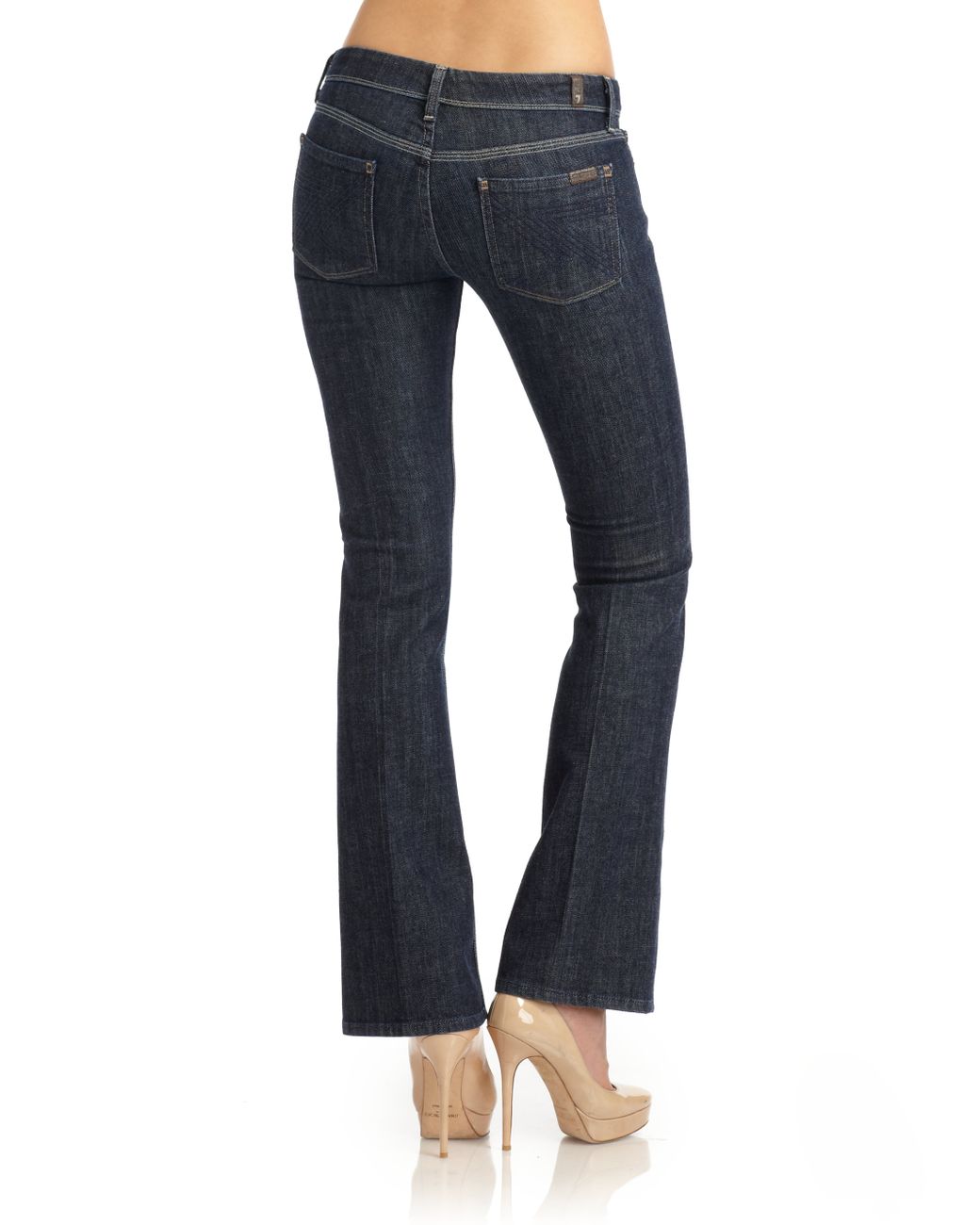 7 For All Mankind Flynt Bootcut Jeans in Blue | Lyst