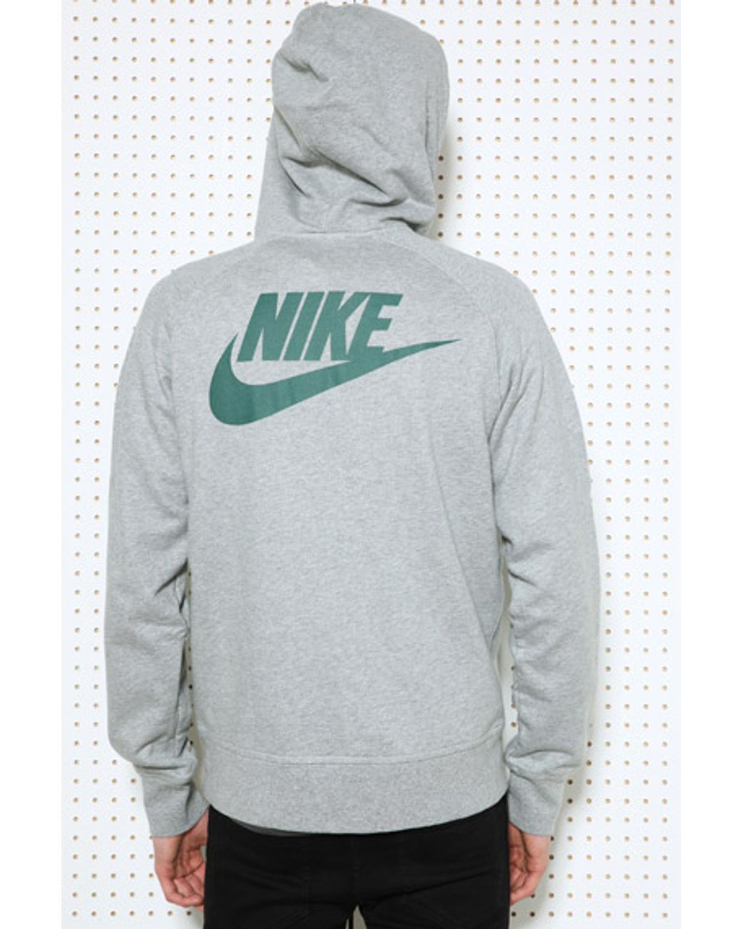Nike Grey Tokyo Half Zip Hoodie in Grey for Men | Lyst UK