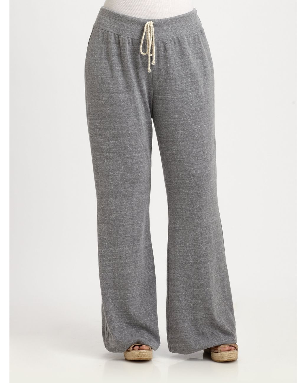 Splendid Flare Sweatpants in Heather Grey (Gray) Lyst