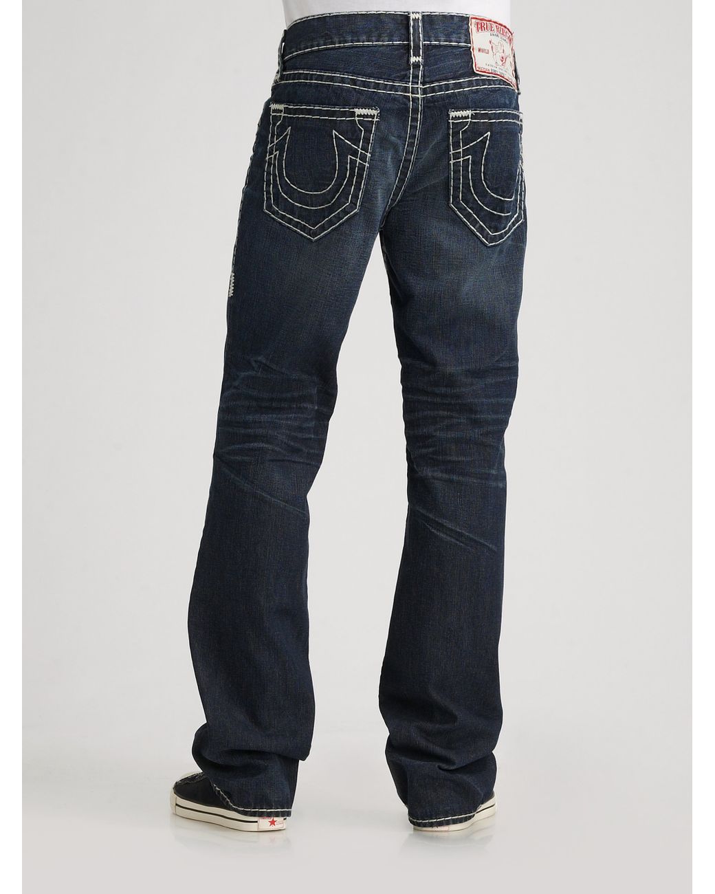 True Religion Bobby Super T Bootcut Jeans in Blue for Men | Lyst