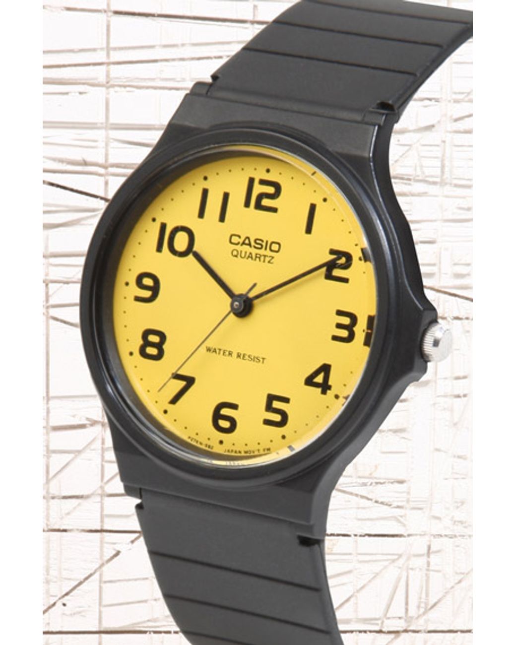 Casio yellow face watch hotsell
