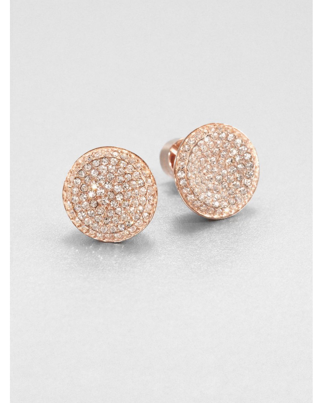 Michael Kors Concave Sparkle Stud 