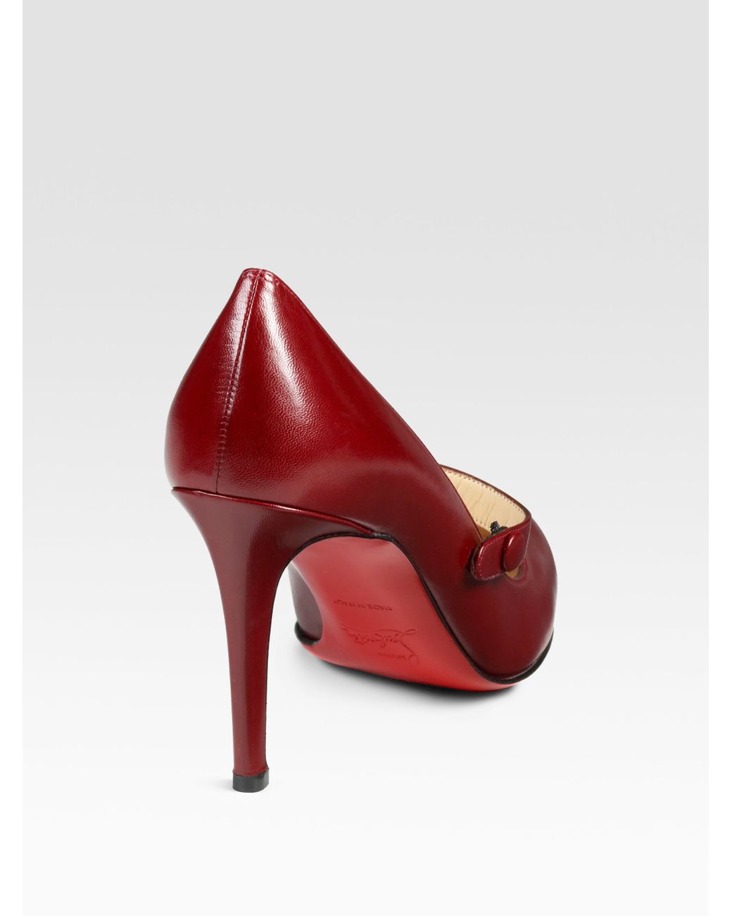 Christian Louboutin Wallis Mary Jane Pumps in Red | Lyst