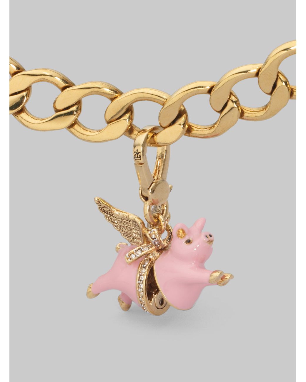 Juicy Couture When Pigs Fly Charm in Pink | Lyst